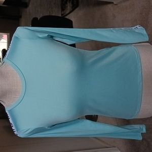 ATHLETIC WORKS GIRL'S TOP GREEN SIZE MEDIUM 7/8